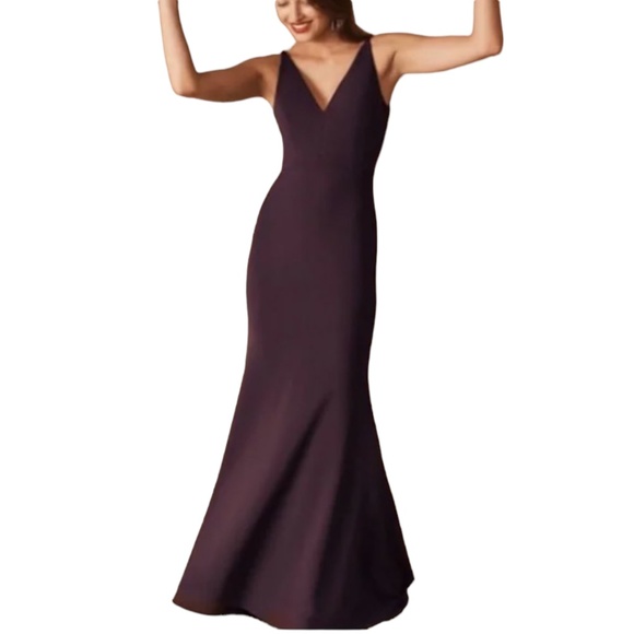 BHLDN Jones Dress in Plum Size 12 NWT - Picture 1 of 12
